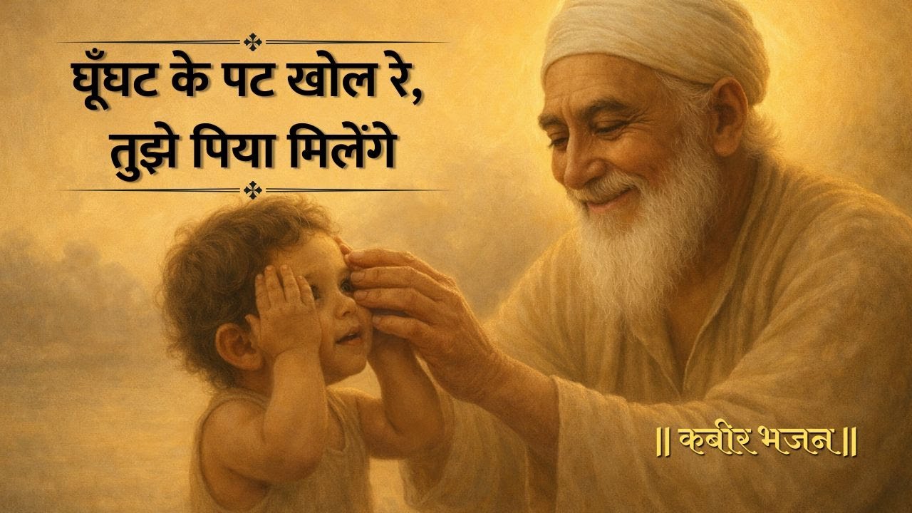 🌿 कबीर भजन | घूँघट के पट खोल रे, तुझे पिया मिलेंगे | Kabir Bhajan | Sant Kabir Vani |