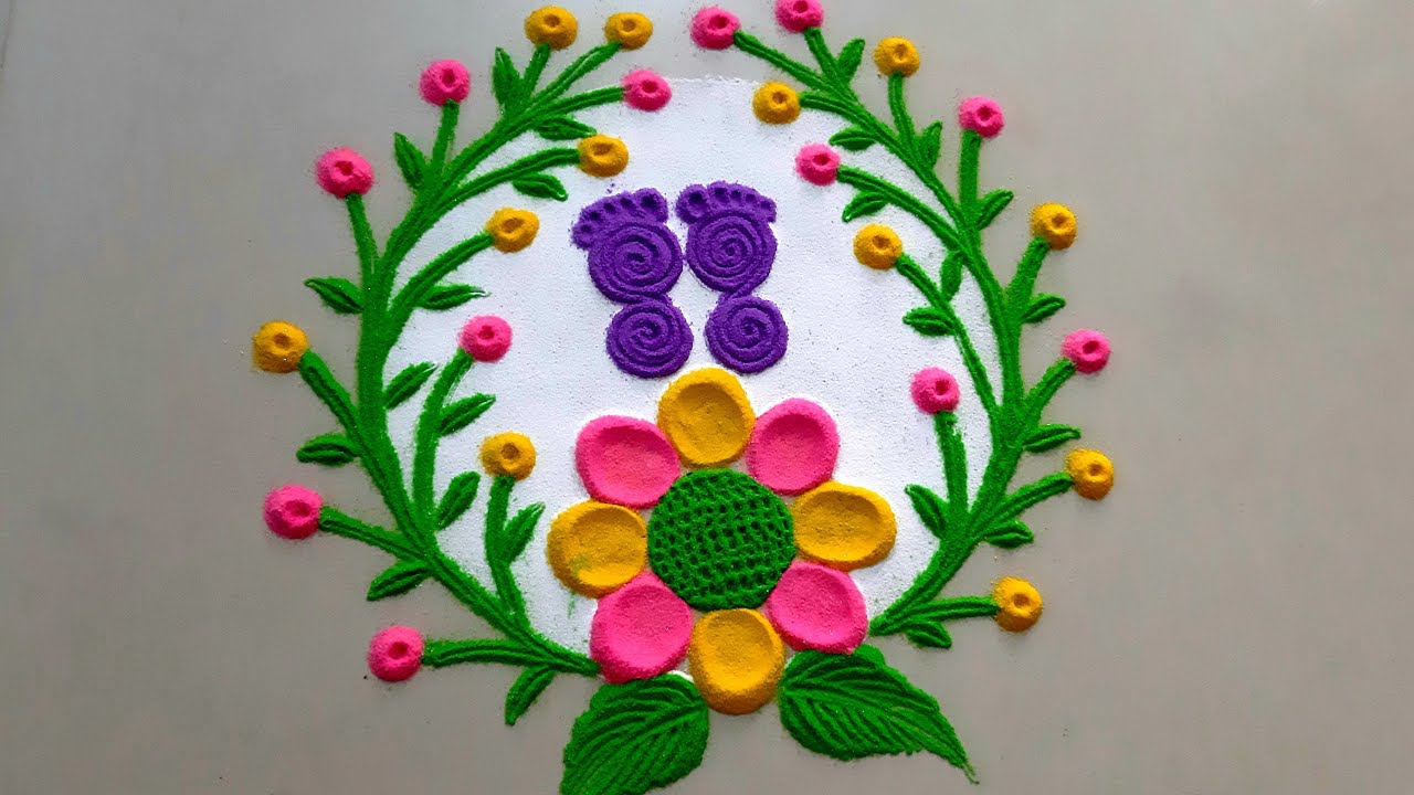 Quick and Small Rangoli Design for Beginners for Diwali Festival | Diwali Rangolis 2020 Top Rangolis