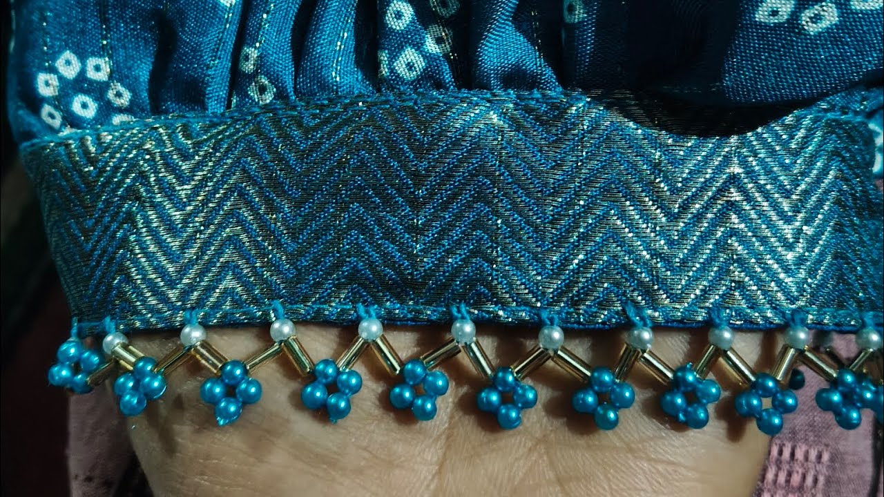 Bridal Sleeves hangings design #diy11# 