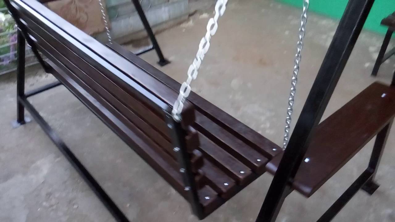 Садовая качеля своимы рукамы.
