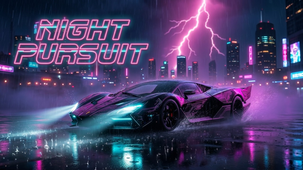 New Life Iteration — Dark Synthwave | 80s Night Drive Pursuit | CHROME ROSE PROTOCOL
