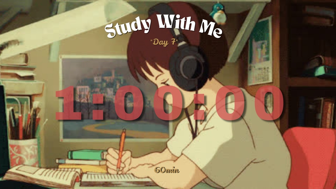 ​Day 7: 1 Hour Deep Focus 🕯️ | White Noise for Study | February Challenge |