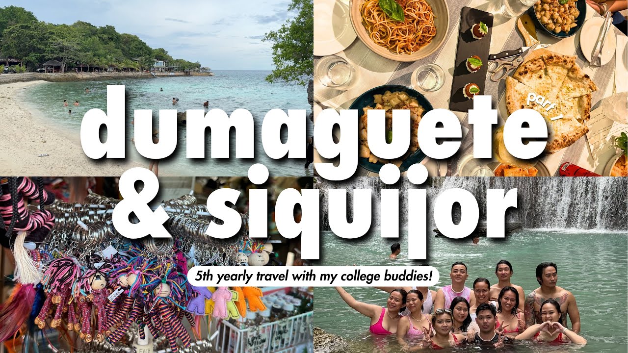DUMAGUETE & SIQUIJOR VLOG ♥ p1 (tropical funtasea, runik, siquijor coastal & mountain tour & more!)