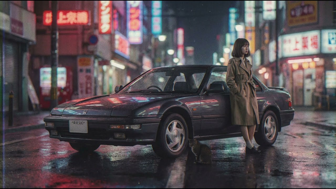 PRELUDE Midnight Drive – 2nd Gen Honda Prelude City Pop Instrumental/2代目プレリュード、深夜の東京を流すシティポップ。