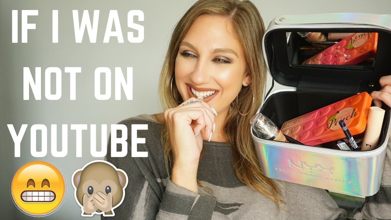 MY MAKEUP COLLECTION IF I WAS NOT A YOUTUBER 😂🙈