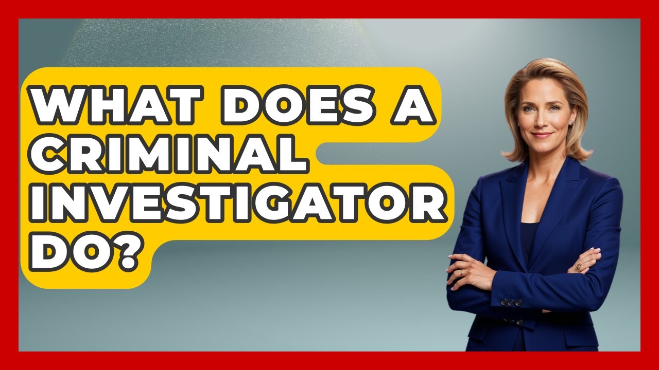 What Does A Criminal Investigator Do? - Law Enforcement Insider