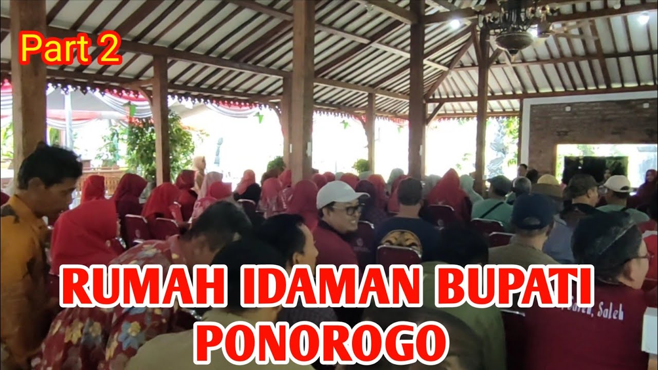 INDAH DAN ASRI‼️RUMAH KEDIAMAN BUPATI PONOROGO KANG SUGIRI SANCOKO 