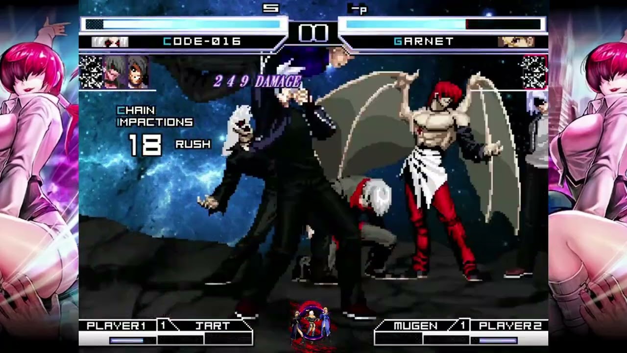 [KOF MUGEN FALLEN ELEMENTS] Jart Mugen Team vs Warrior Team