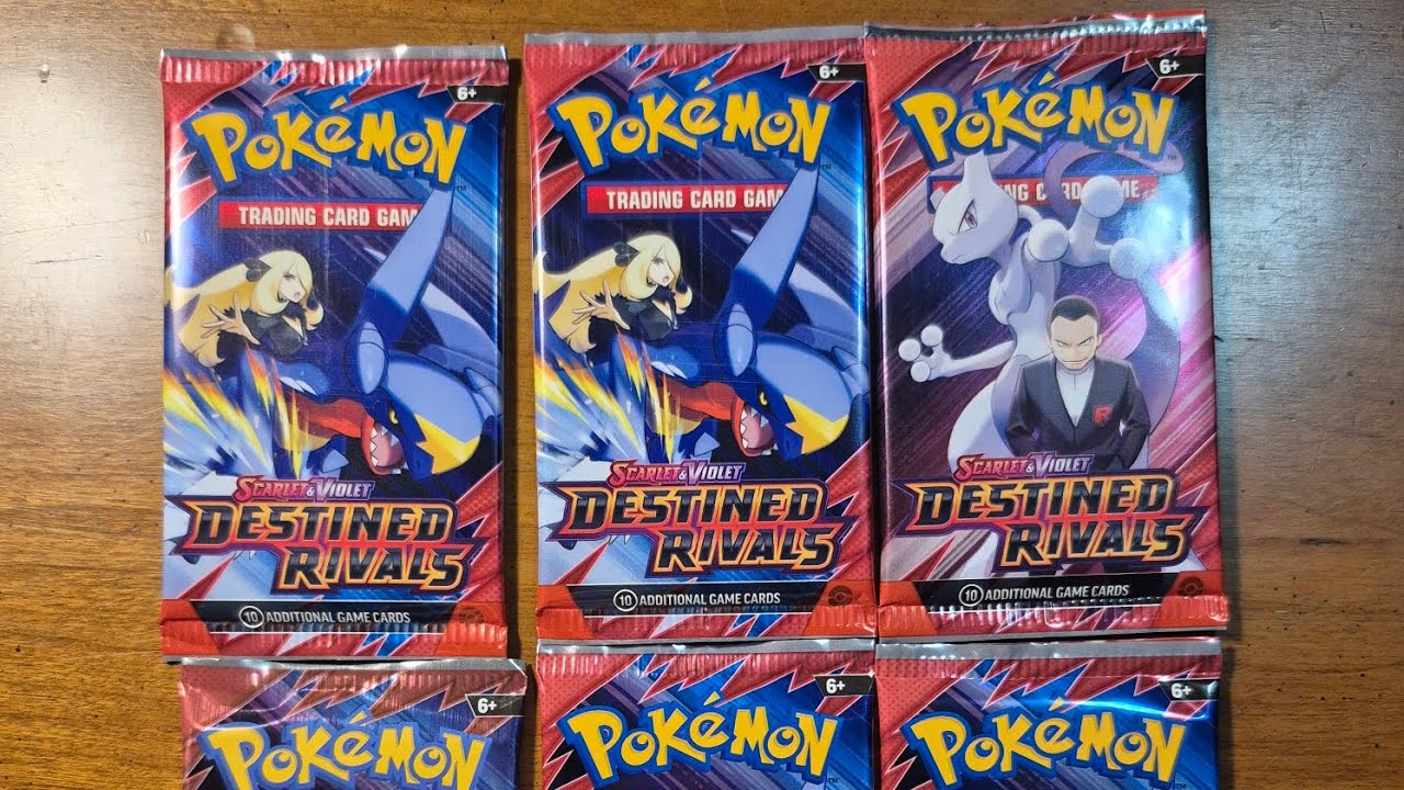 Destined Rivals Reveal & Review (Team Rocket’s Meowth Full Art Pull) Pokemon Booster Pack Opening