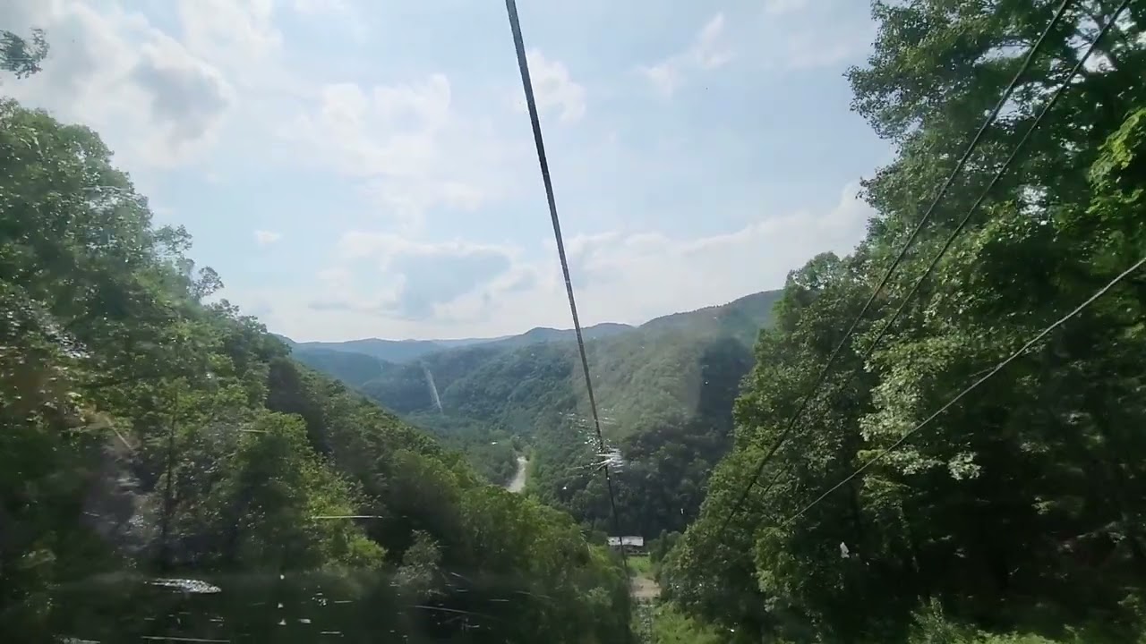 Aerial Tram At Pipestem Resort State Park West Virginia Part 1