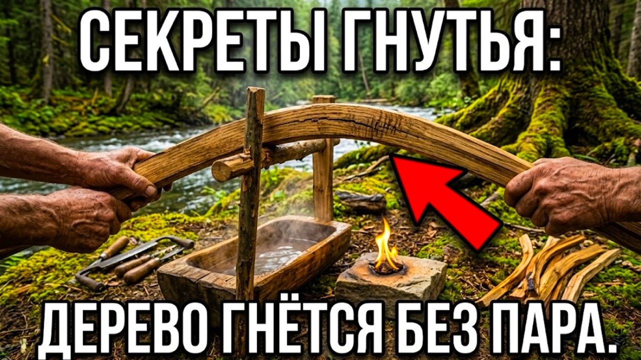 5 ЗАПРЕЩЕННЫХ методов гнутья дерева, которые ставят современных инженеров в тупик