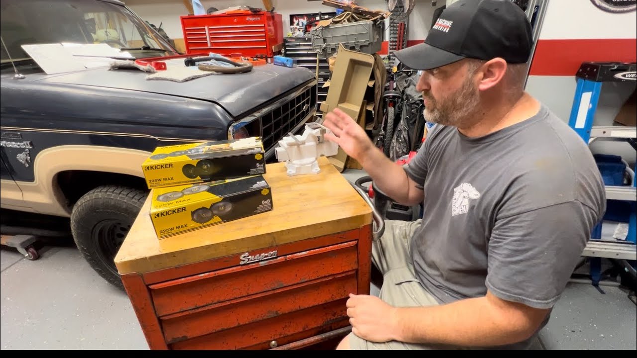 Installing modern speakers in our Bronco II