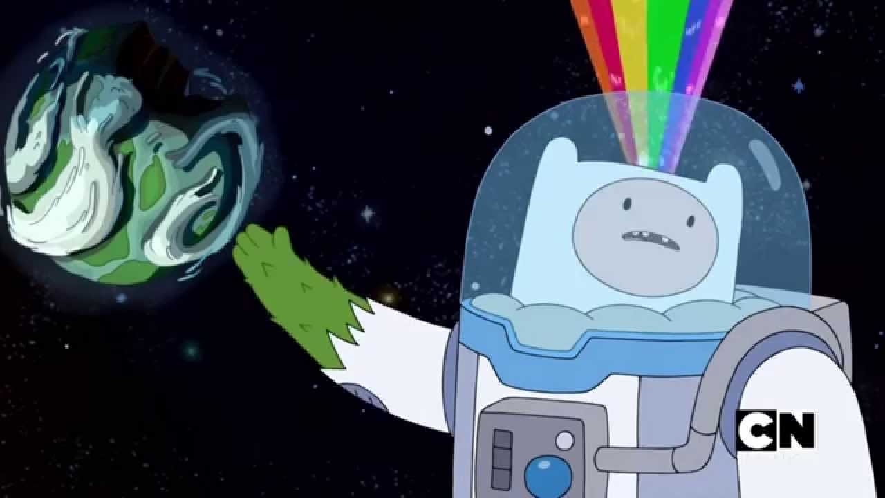 Finn talks with the Catalyst Comet -  Adventure Time [The Comet]