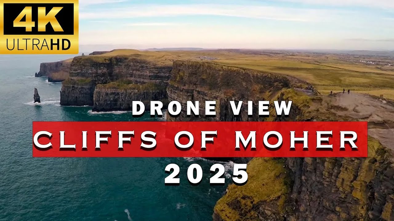 CLIFFS OF MOHER 🇮🇪 Drone Aerial 4K | IRELAND Éire Aillte an Mhothair