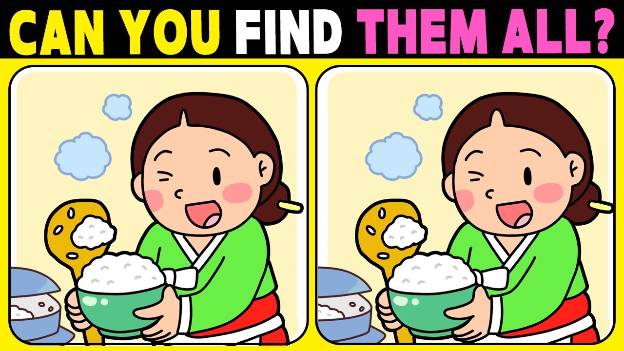 【Spot the difference】Are you a genius? Only 1% can solve this!【 Find the difference 】 No.1235