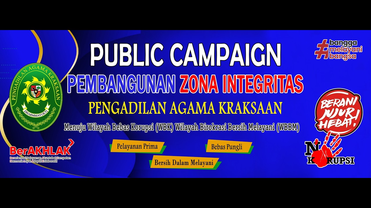 Public Campaign Pembangunan Zona Integritas Menuju WBK/WBBM Pengadilan Agama Kraksaan Tahun 2026