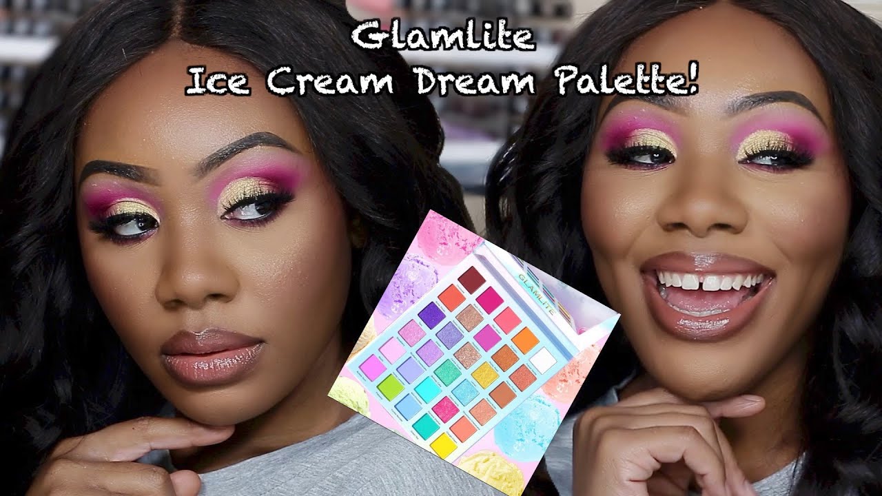 GLAMLITE ICECREAM DREAM PALETTE! |ASK WHITNEY