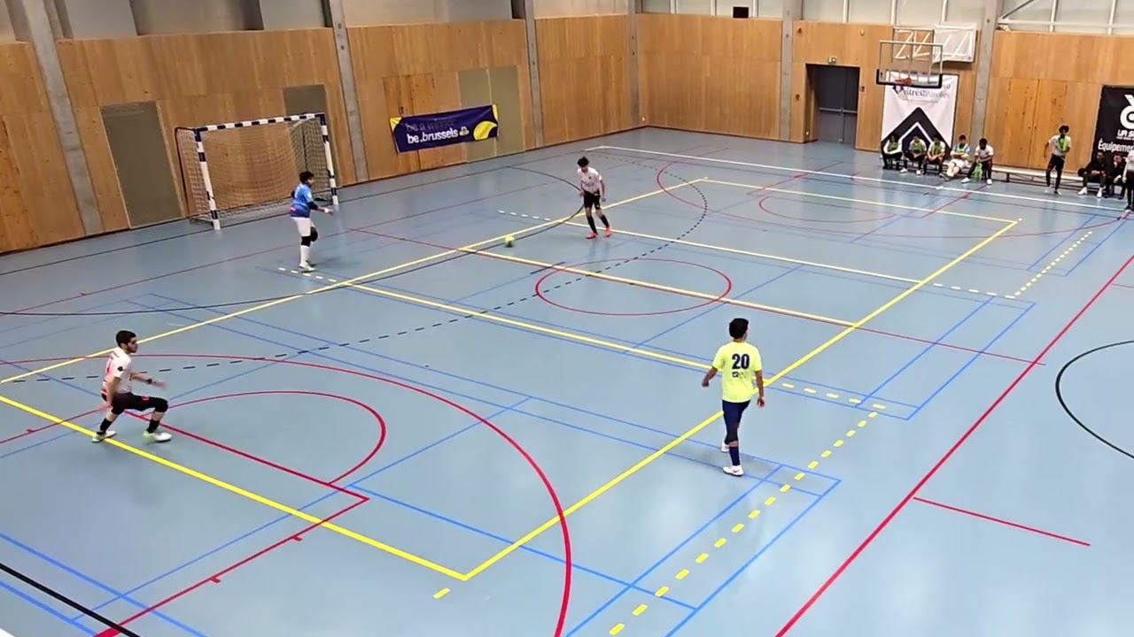 Résumé du match de D2A RBFA U21 Futsal Jette UR BXL CAP - Union Oasis Forest (19/12/25)