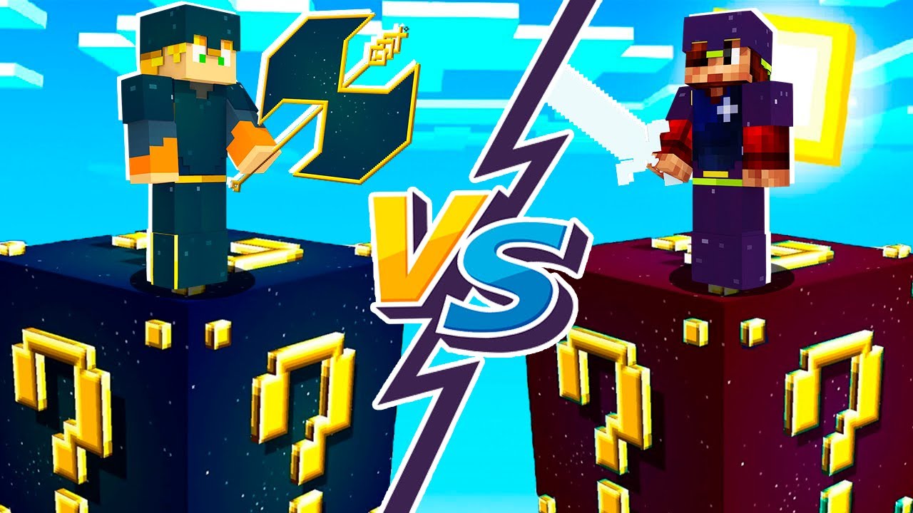 CUB&Atilde;O DE LUCKY BLOCK ESPA&Ccedil;O NO MINECRAFT