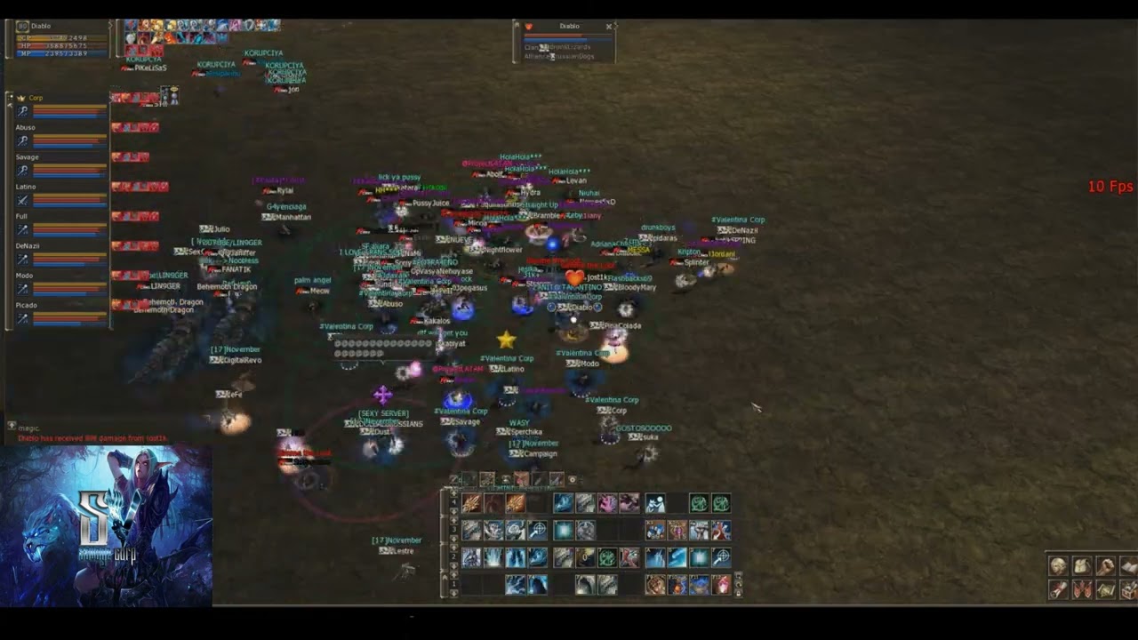 Savage en La2Dream - Antharas Fight 😈