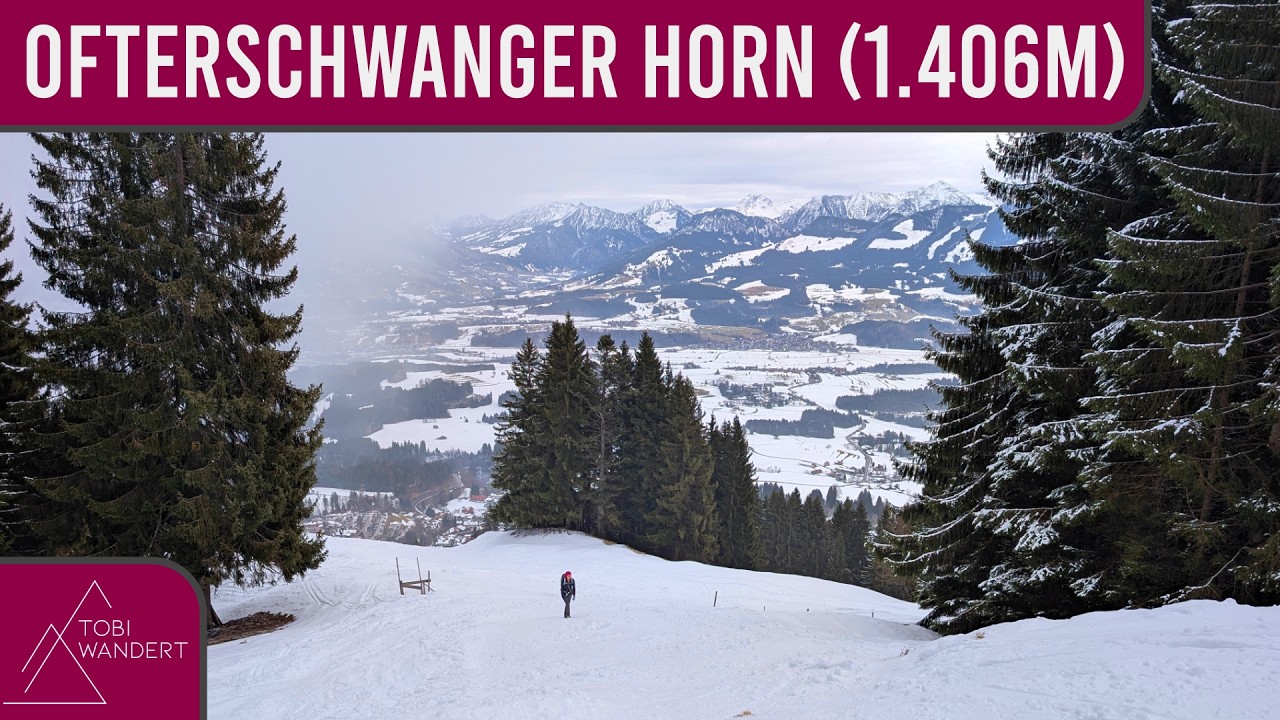 Winterwanderung auf das Ofterschwanger Horn (1.406m) im Allgäu