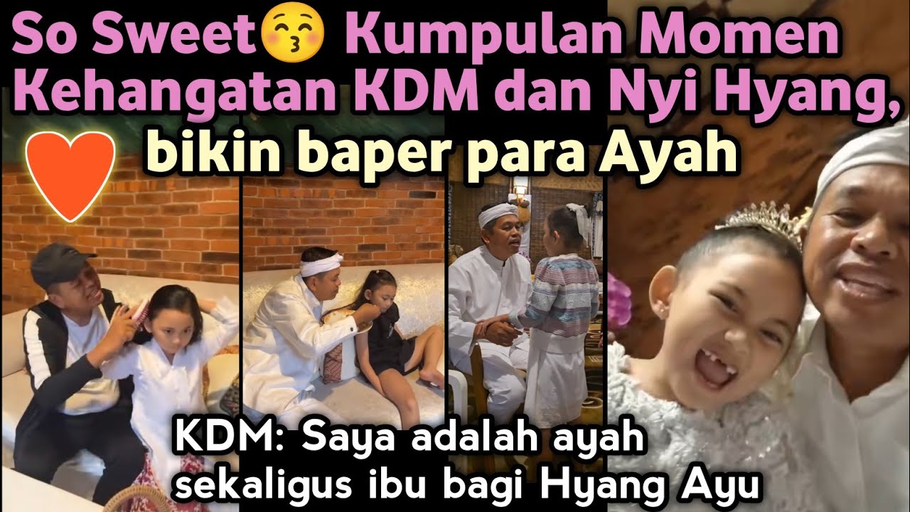 Terharu! Momen hangat kemesraan KDM dan Nyi Hiang// KDM Jadi Ayah sekaligus Ibu