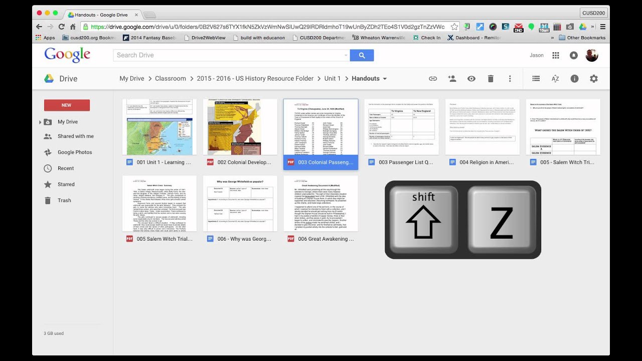 Staying Organized in Google Drive