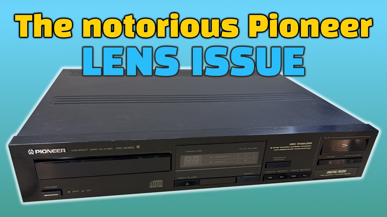 Pioneer PD-4050 suffering from common missing lens problem