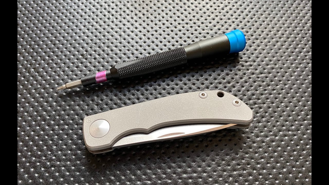 How to disassemble and maintain the Chris Reeve Knives Impinda Pocketknife