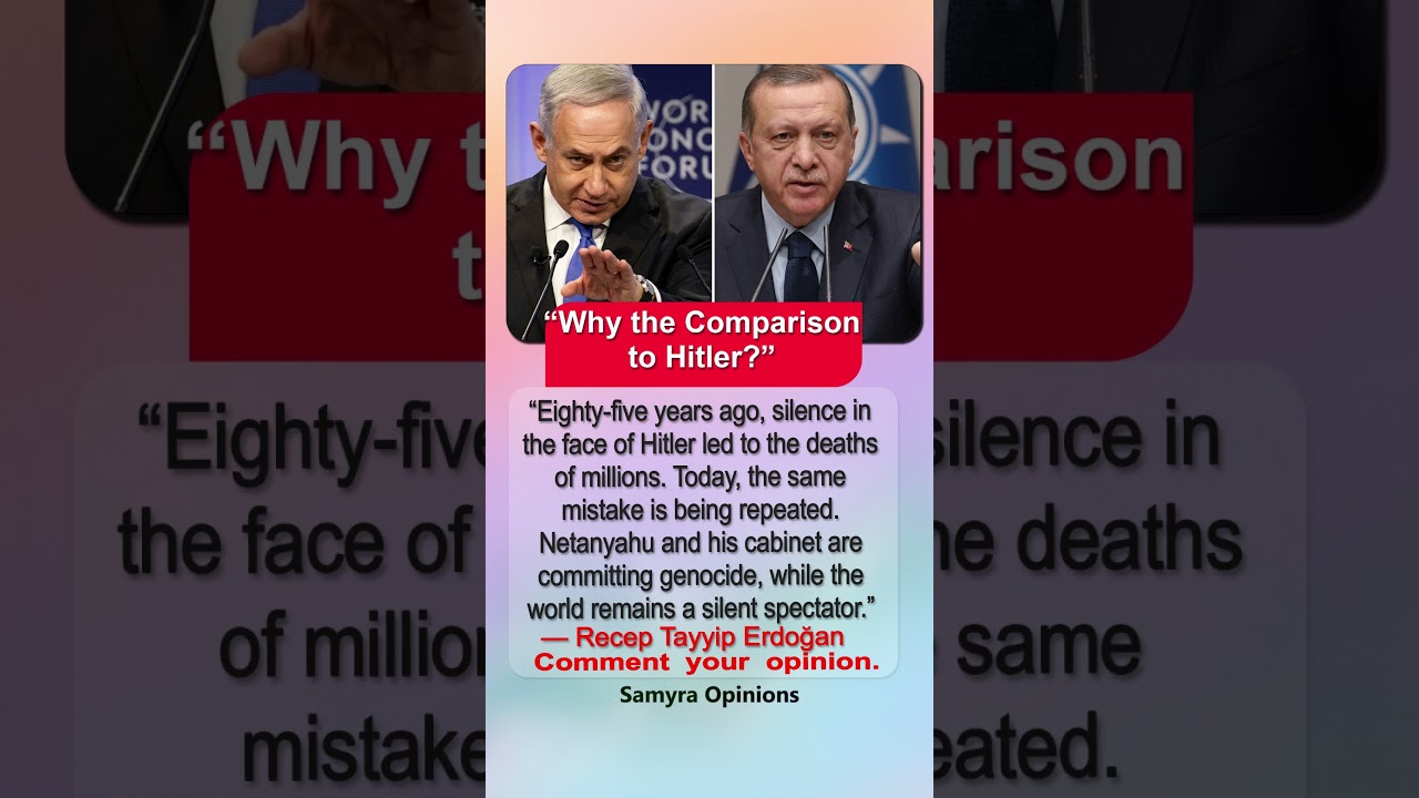 Netanyahu Comparison Sparks Debate After Erdoğan&rsquo;s Powerful Statement
