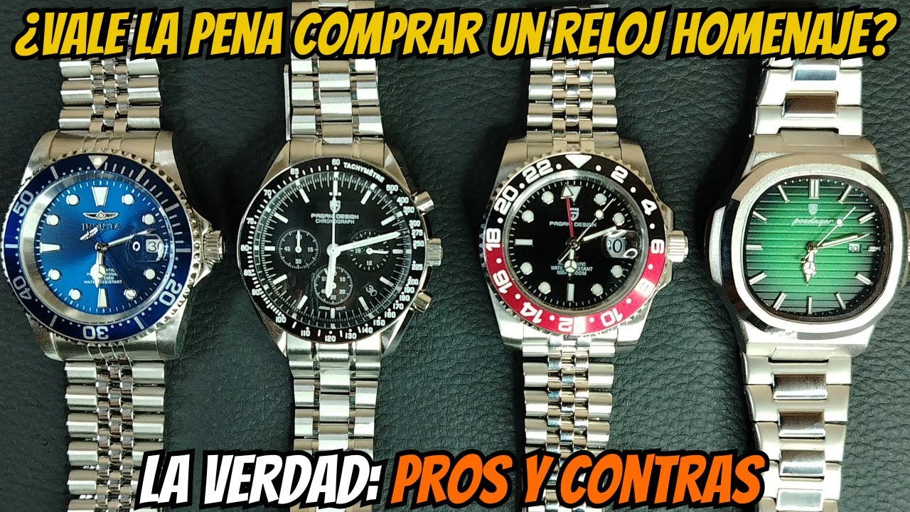 &iquest;VALE LA PENA Comprar RELOJES Homenaje? Todo lo que Necesitas Saber ⌚