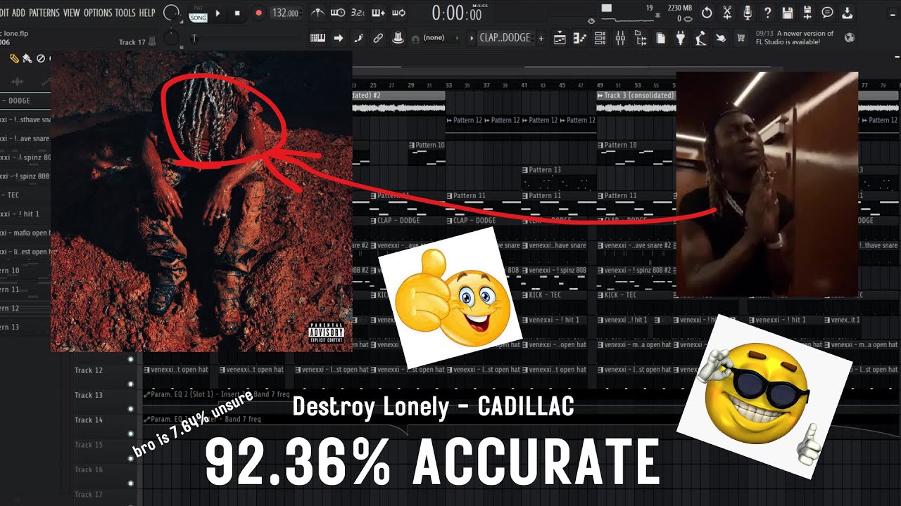 (FLP IN DESC) How CADILLAC by Destroy Lonely was made (92.36% ACCURATE)