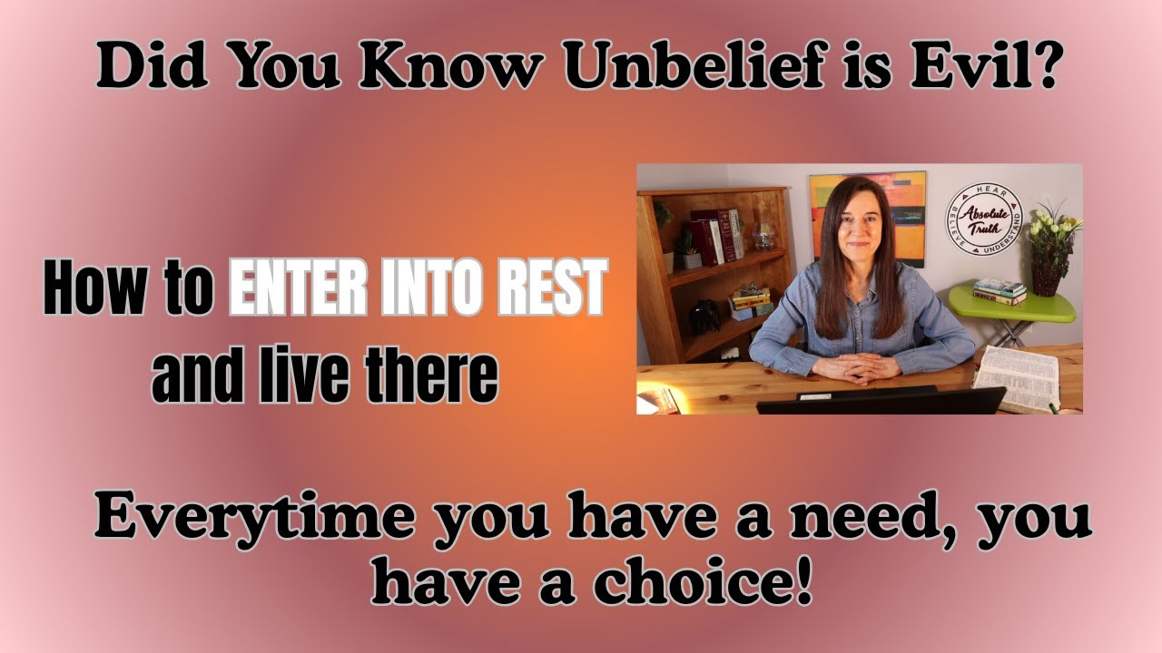 Did You Know Unbelief is Evil