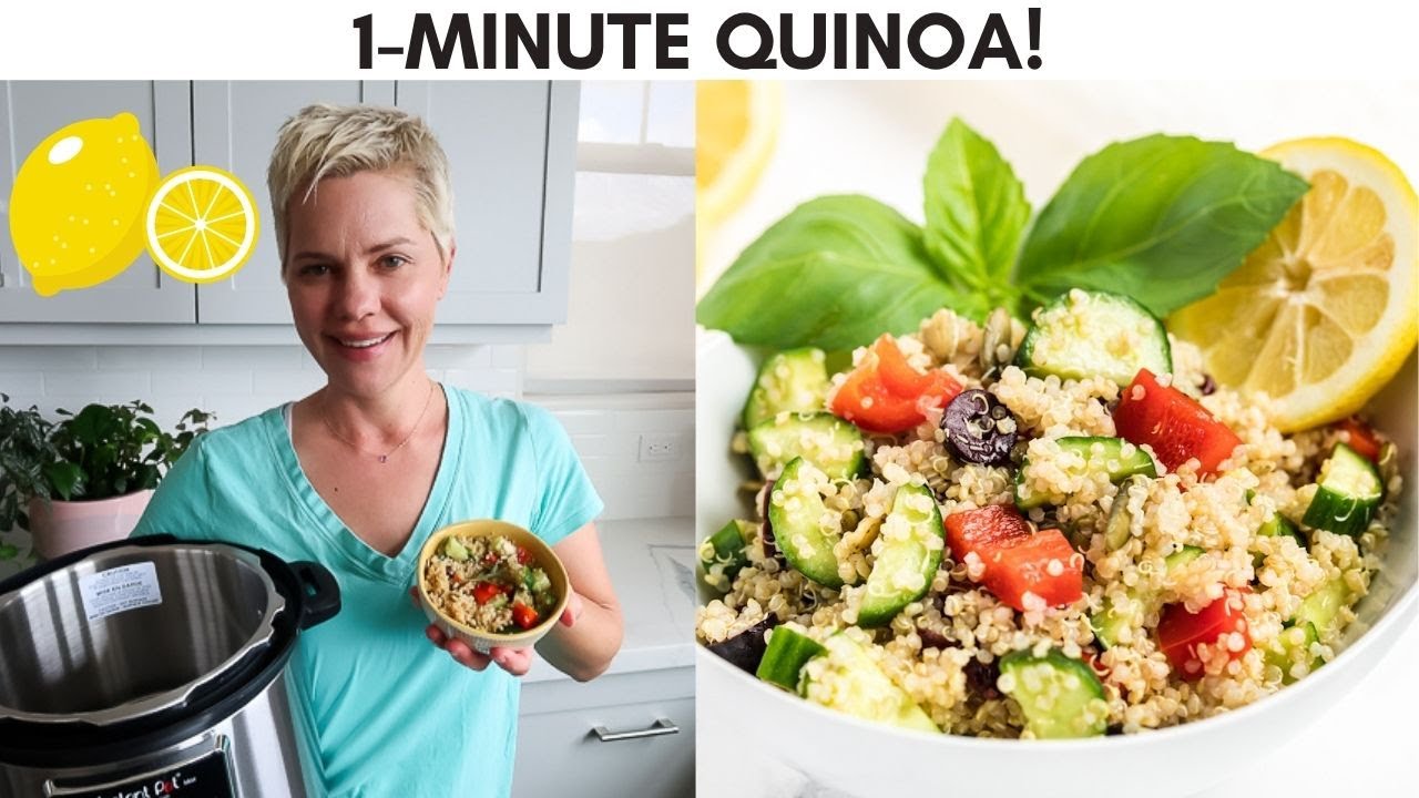 Instant Pot Quinoa with Vegetables // VEGAN & GLUTEN-FREE