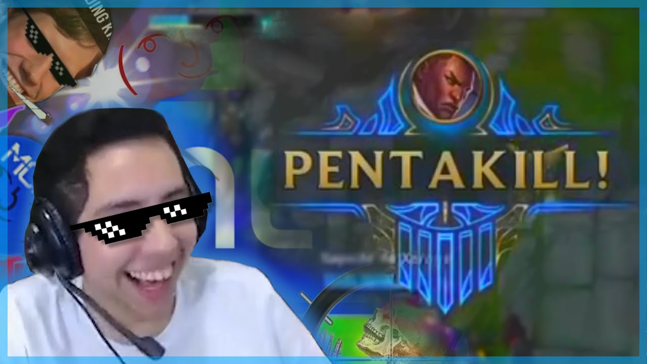 É UM JOGO, UM PENTAKILL|| LOL FT AXT E PATO