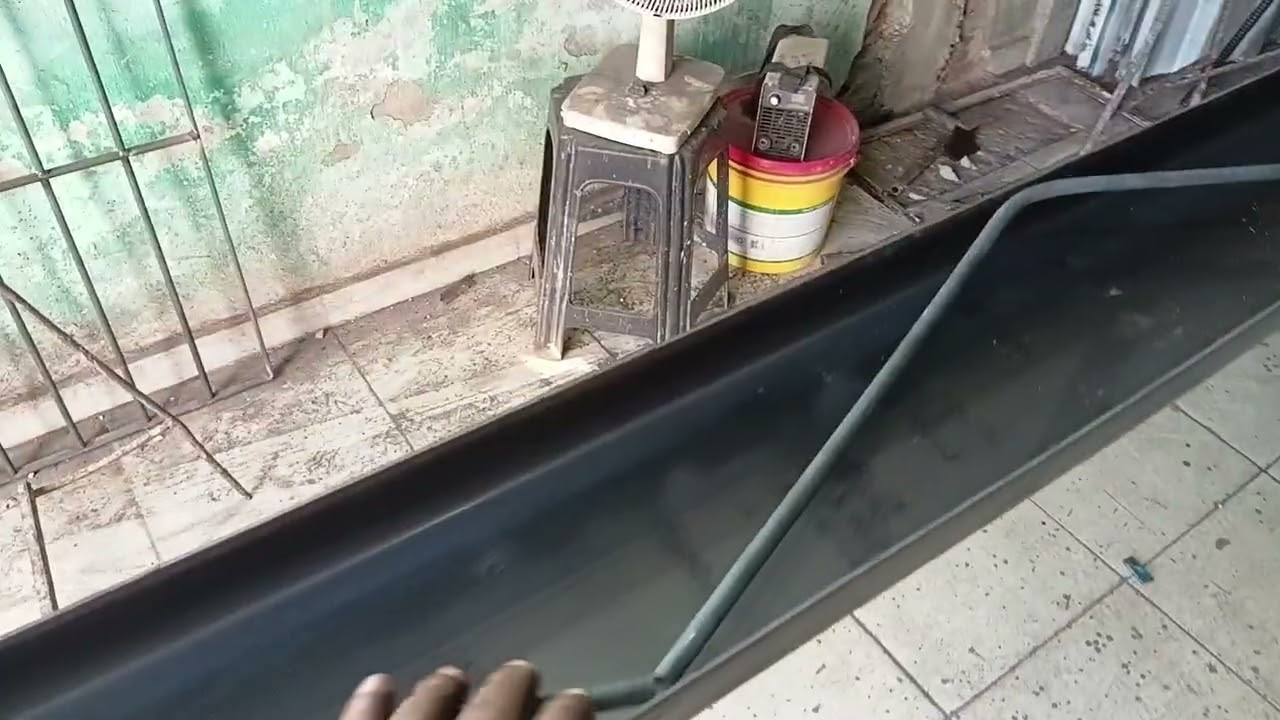 Estrutura metálica para cobertura feita com perfil U 6