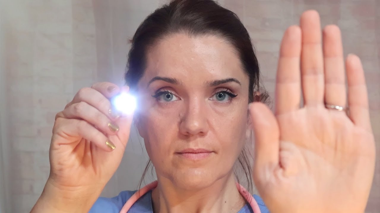 ASMR Medical Exam and Hospital Release With Dr. Lauren