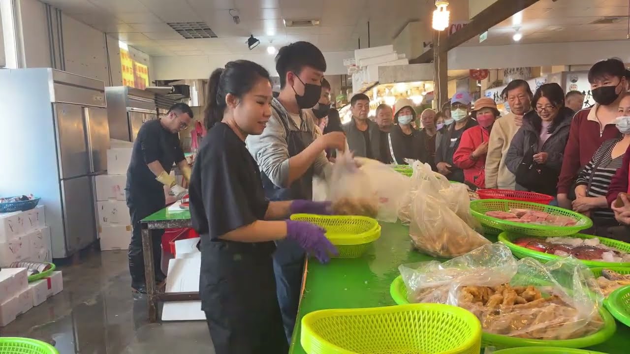 2026/3/15桃園永安蘋果妹。海鮮叫賣直播。黃魚、午仔、石斑、鱸魚、干貝、鱈魚、鮭魚、花枝通通有～～