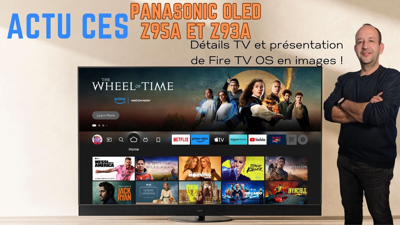 Panasonic OLED Z95A et Z93A : les infos et présentation de Fire TV OS avec une Amazon Fire TV Cube