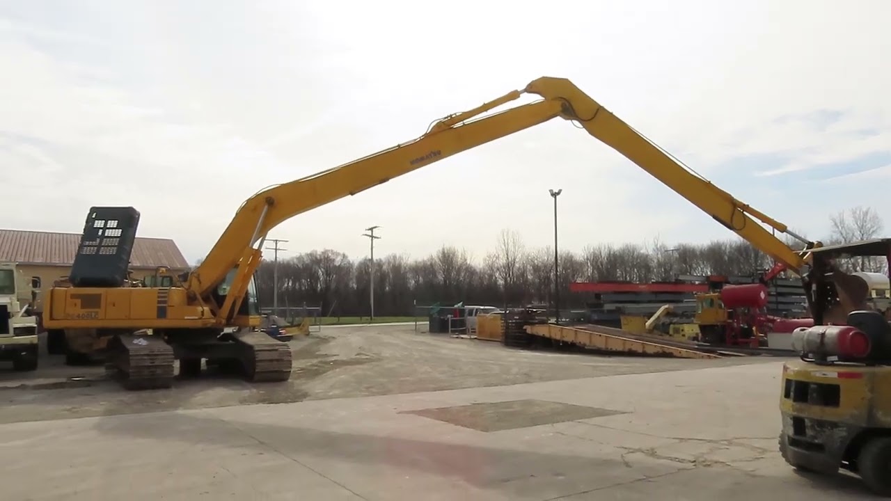 Komatsu PC400LC Excavator Long Reach Boom Arm & Bucket Sku: 307619