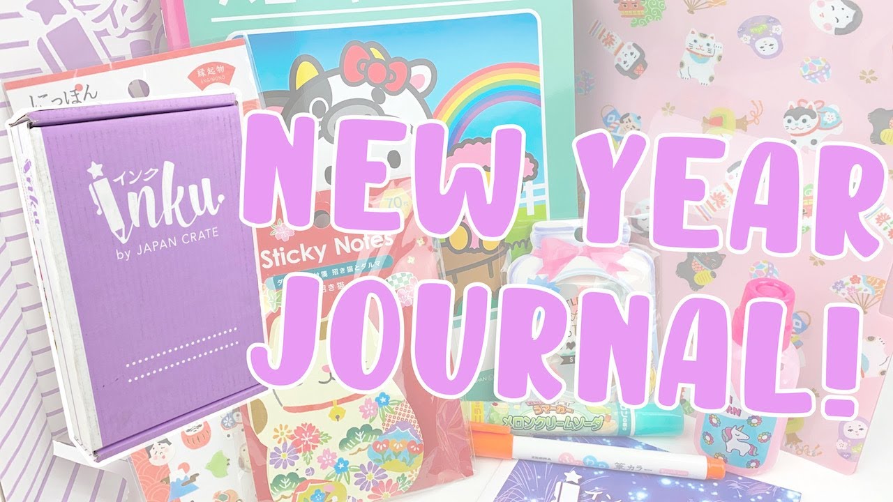 🎉NEW JAPANESE JOURNAL SUPPLIES FOR 2021! | New Year Journal Setup | Inku Crate January 2021 ♡