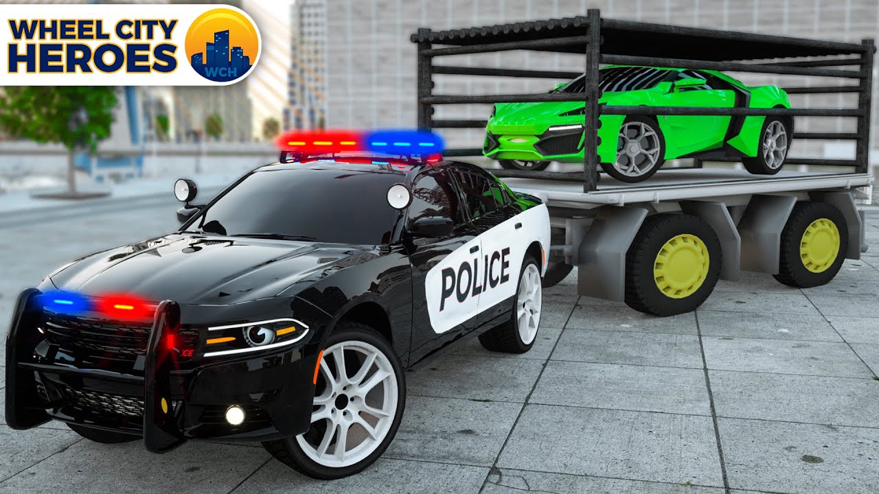 These sports cars have stolen all the construction vehicle parts  | Wheel City Heroes