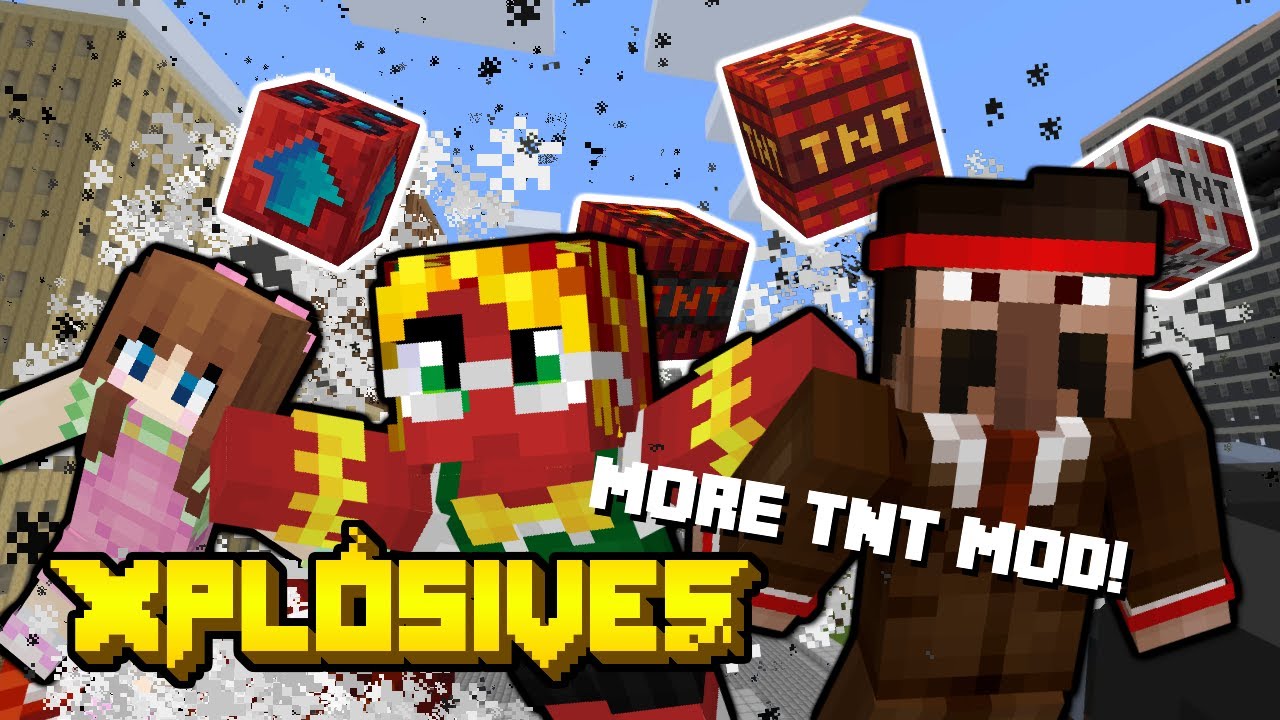 Xplosives Mod | Physics Bombs in Minecraft! (1.16)