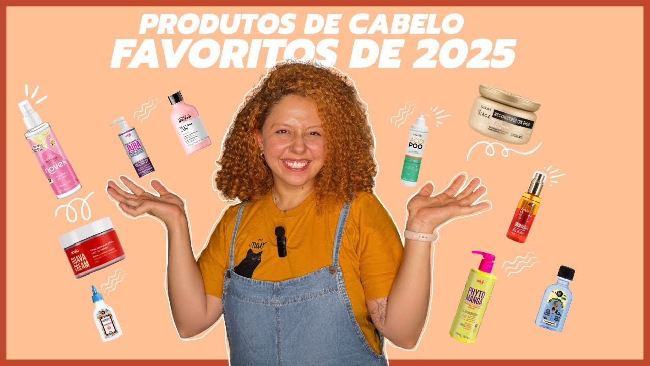 PRODUTOS DE CABELO FAVORITOS DE 2025