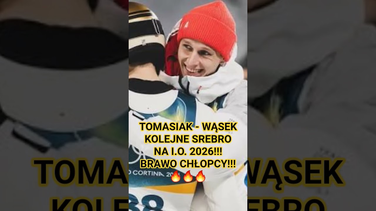 Kacper Tomasiak i Paweł Wąsek SREBRNY MEDAL I.O. 2026!!! TO NIESAMOWITE!!!🔥🔥🔥