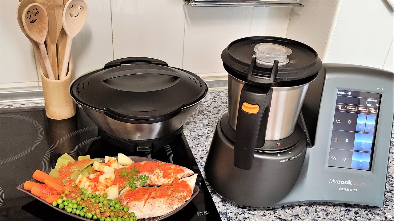 ROBOT DE COCINA TAURUS MYCOOK TOUCH - UNBOXING + RECETA SALUDABLE (Muy fácil y practico)