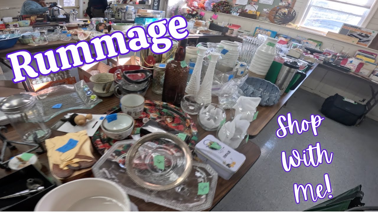 I Just CAN'T Help Myself At These Church Rummage Sales!
