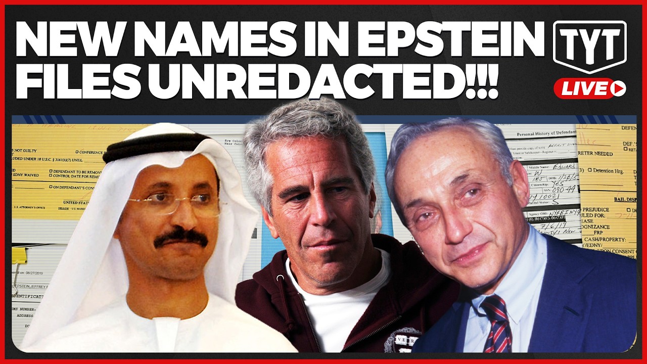 Massie & Khanna PUSH DOJ To Unredact NEW NAMES In The Epstein Files!!!