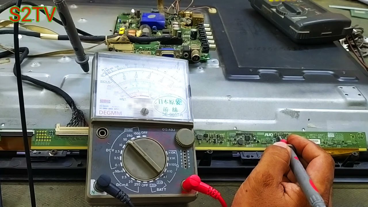 GOLDEN STAR 40 INCH LED TV | T390XVN01.0 AUO PANEL REPAIR | HOW TO REPAIR FREEZING PROBLEM IN LED TV