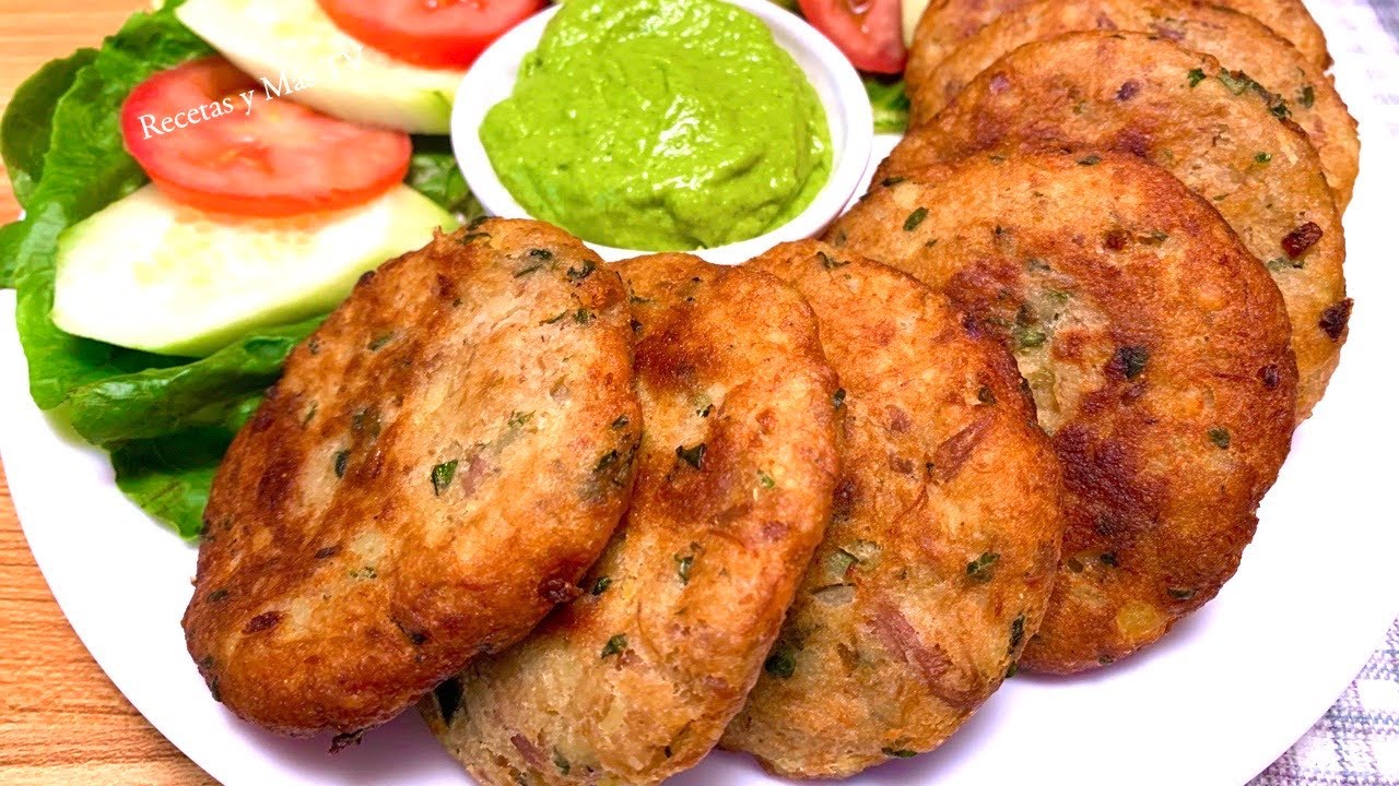 Tortitas de Atún Doradas por Fuera y Suavecitas por dentro- Truco para que no se te desbaraten